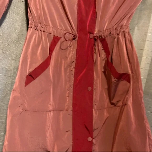 NWT- Chicos Maroon Long lightweight adorable hooded jacket for all seasons❤️ - Picture 5 of 16